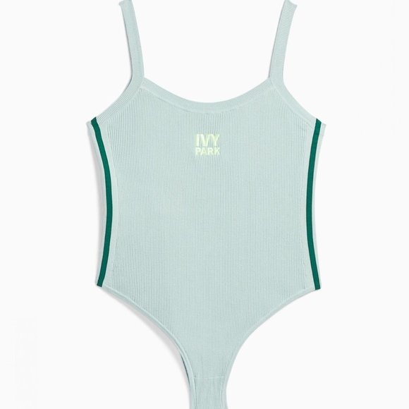 Adidas Women's Ivy Park Green Tint Tank Bodysuit Size 4X GV3989 - Picture 5 of 6